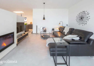 Mikrozement Bodenbelag diamantgrau